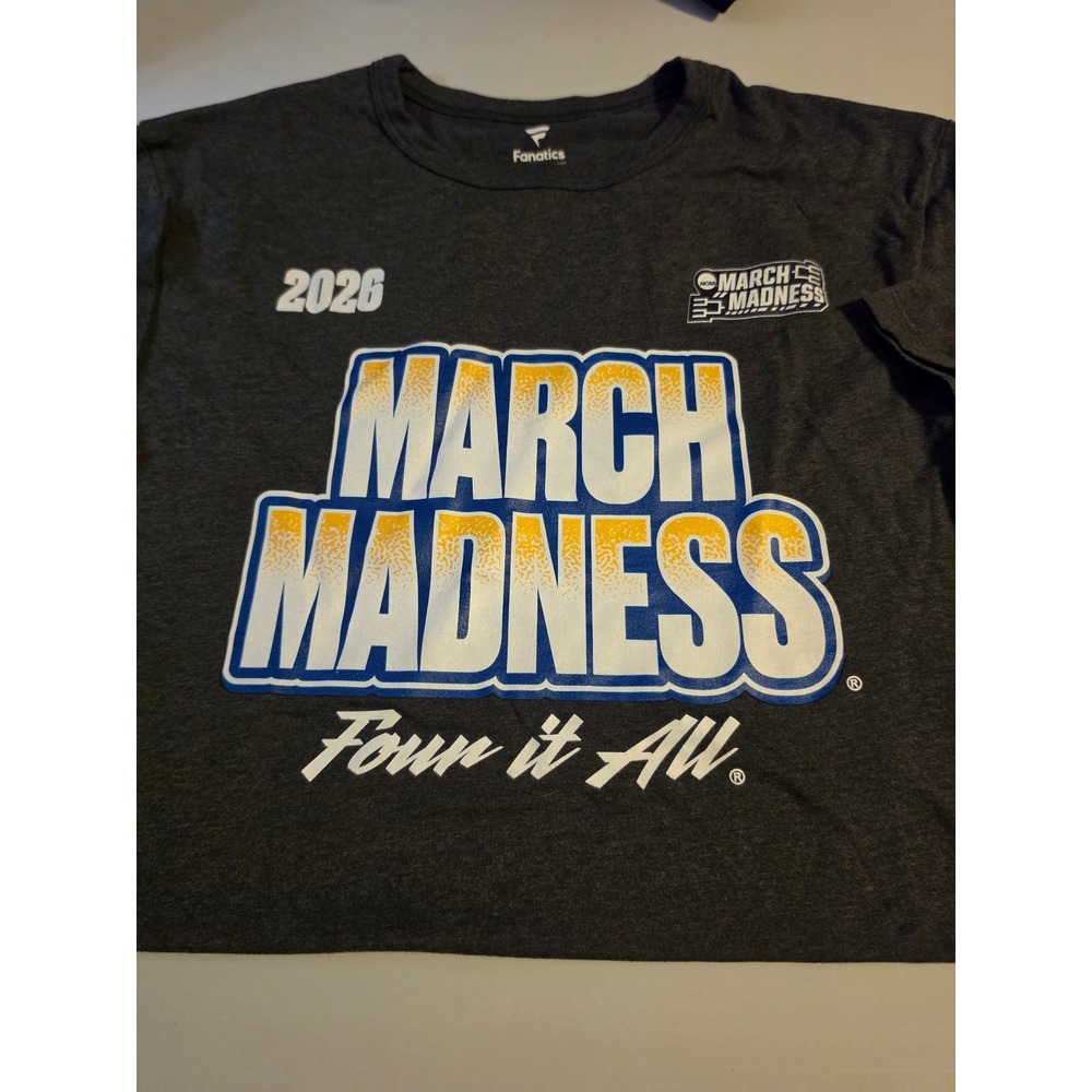 Fanatics 2026 NCAA March‎ Madness Womens Basketball Four It All T-Shirt Gray